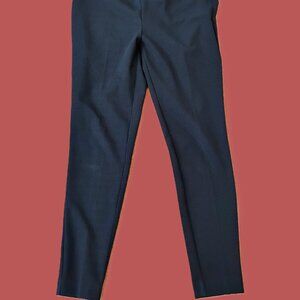 Anne Klein Navy Blue Back Pattern Womans pants Size Small Stylish Trendy